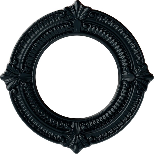 Ekena Millwork Benson Ceiling Medallion (Fits Canopies up to 6 1/8"), 11 1/8"OD x 6 1/8"ID x 5/8"P, Night Shade CM11BNNSF - main